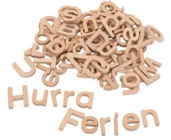 Holzbuchstaben 90 Teile-Set, 5-7 Jahre