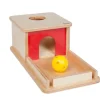 Holzkasten mit Ablage
