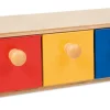 Holzkasten mit drei Fächern 30x12x12cm