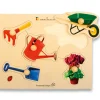 Holz-Puzzle Garten mit großen Griffen, ab 3 Jahre