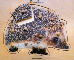 Holz-Puzzle Igel mit großen Griffen, ab 2 Jahre