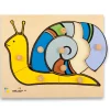 Holz-Puzzle Schnecke mit großen Griffen, ab 2 Jahre
