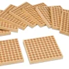 Holzquadrat, per 10 Stück, ab 6 Jahre