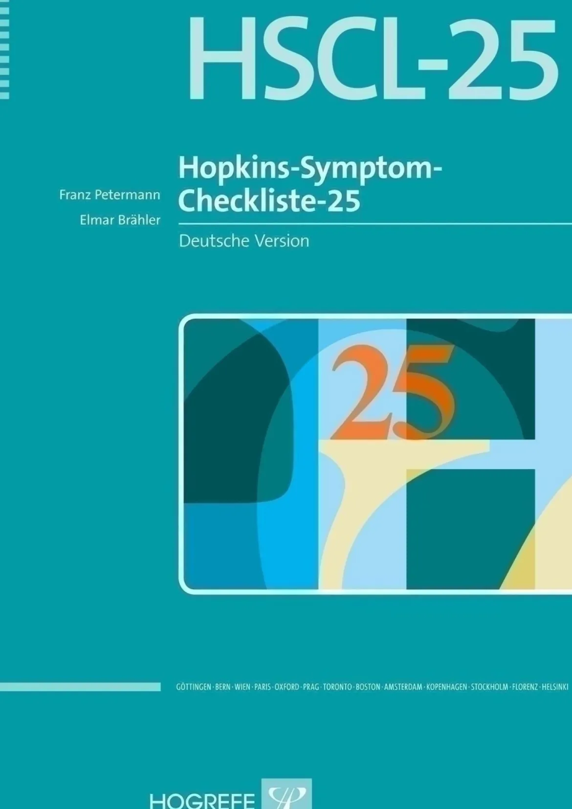 HSCL-25 komplett Hopkins Symptom Checklist