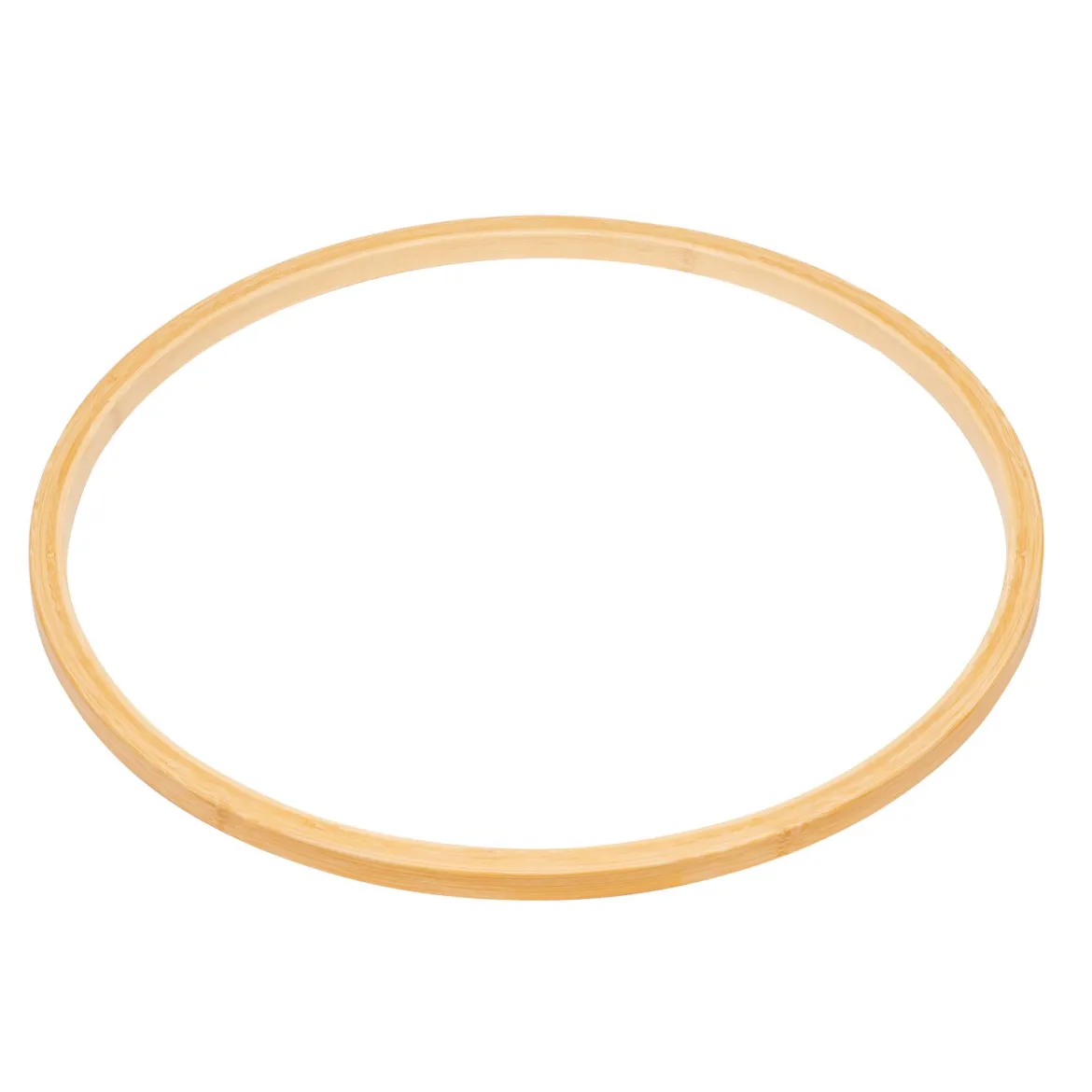 Hula-Hoop Reifen transparent lackiert aus Bambus, Durchmesser 45 cm