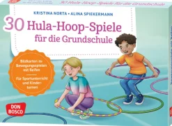 30 Hula-Hoop-Spiele für die Grundschule, Bildkarten, 6-10 Jahre