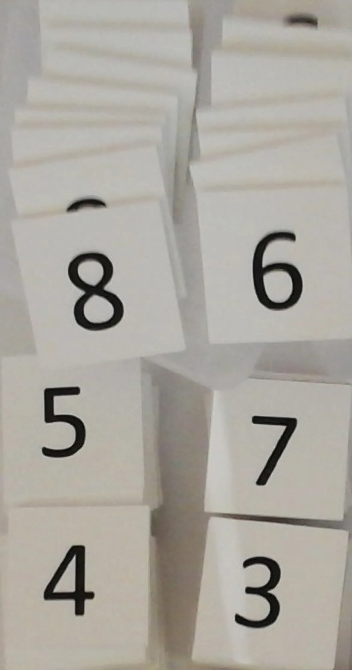 Hunderter Arbeitsteppich incl. Arbeitskärtchen