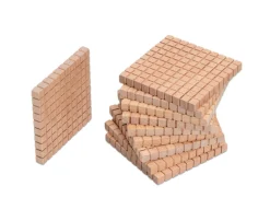 10 Hunderterplatten aus Buche