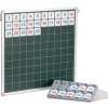Hundertertafel mit 100 magnetischen Zahlenplättchen