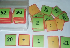 Hunderter-Teppichfliesen Satz in Box