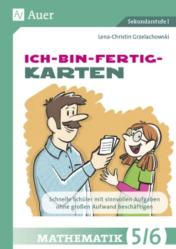 Ich-bin-fertig-Karten Mathematik Klassen 5-6