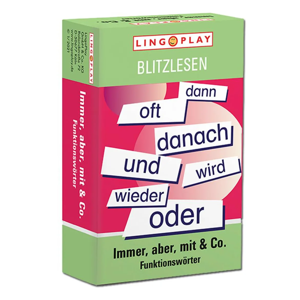 Immer, aber, mit & Co. - Funktionswörter, Lesespiel, ab 7 Jahre