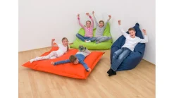 Indoor-Sitzsack Chino, Farbe: rot, HxBxT 30x170x140 cm