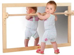 Infant Toddler Spiegel mit Holzstange 127 x 69 cm