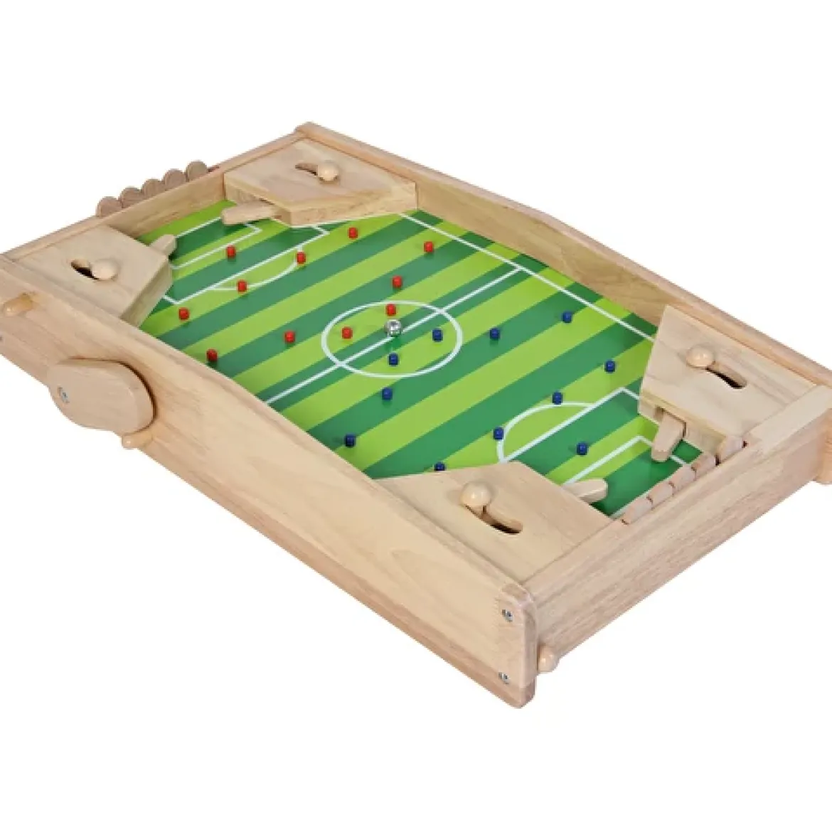 2 in 1 Fußball- und Weltall-Flipper, 53 x 30 cm, aus Holz, PINTOY