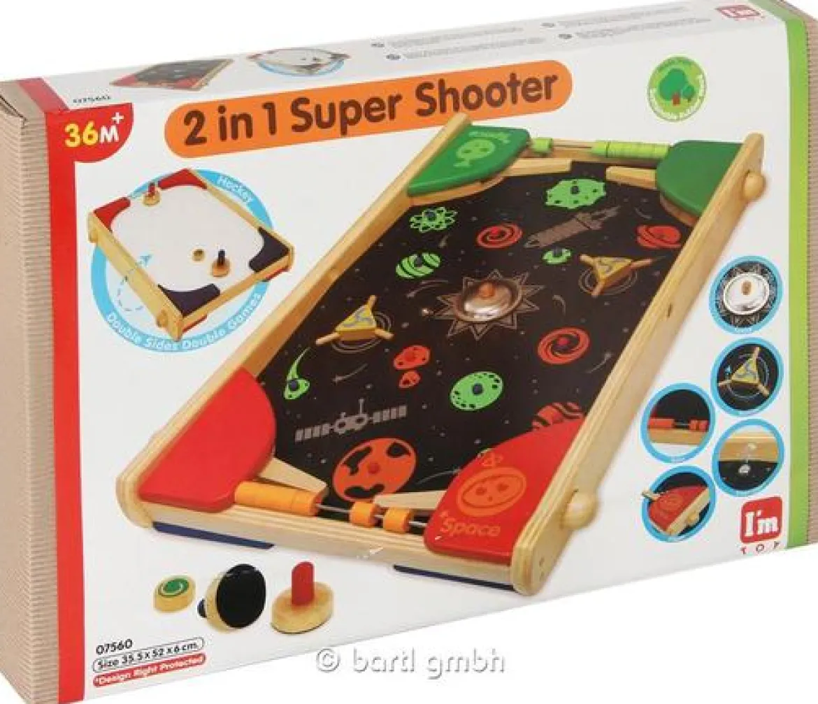 2 in 1 Super Shooter, Tischspiel, ab 3 Jahre