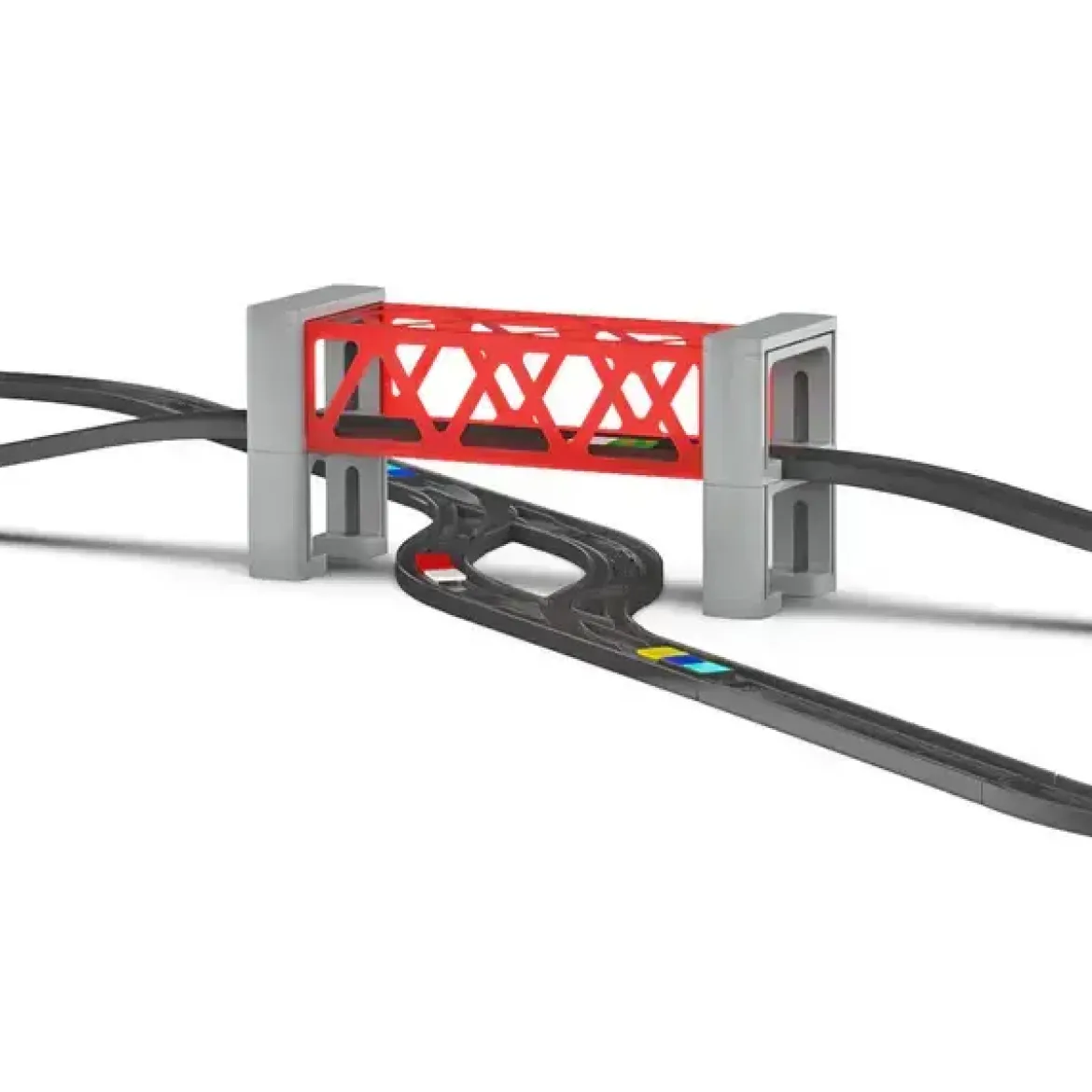 Intelino Smart Train, Erweiterungsset Brücke, 2 Rampen, 4 Stütztürme und Brückeneinsatz