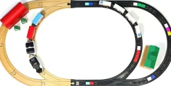 Intelino Smart Train, Erweiterungsset Holzschienen-Adapter, 8 Adapter