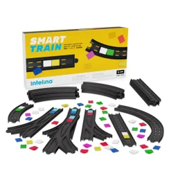 Intelino Smart Train, Erweiterungsset Schienen, 20 Schienenteile und 40 Farbplättchen