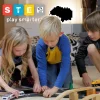Intelino Smart Train, Starter Set, programmierbarer Zug-Roboter, 4 Programmiermodi, inkl. 20 Schienen und 40 Farbplättchen