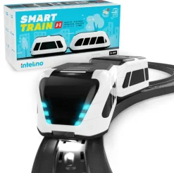 Intelino Smart Train, Starter Set, programmierbarer Zug-Roboter, 4 Programmiermodi, inkl. 20 Schienen und 40 Farbplättchen