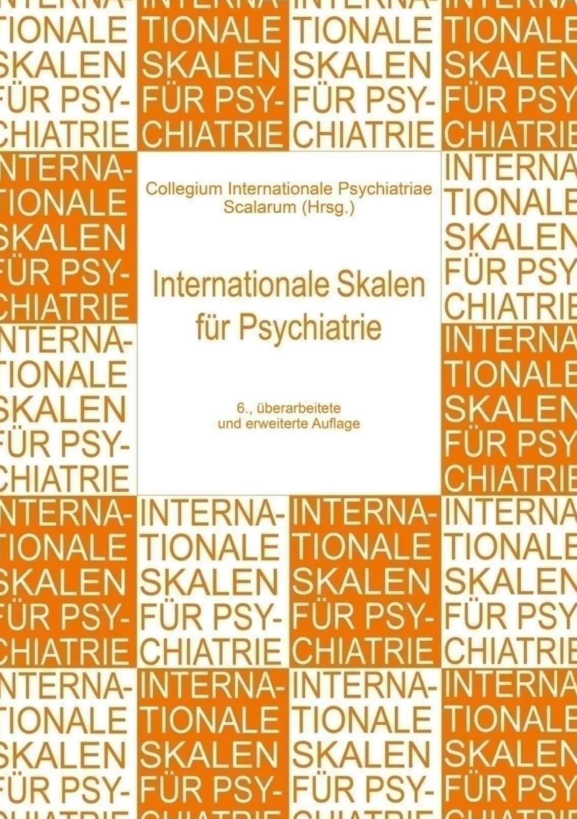 Internationale Skalen für Psychiatrie, Buch