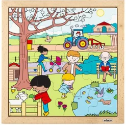 Jahreszeiten Puzzle Frühling, 3-5 Jahre