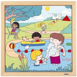 Jahreszeiten Puzzle Sommer, 3-5 Jahre