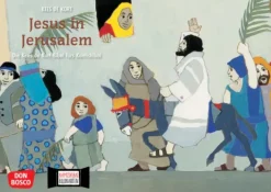 Jesus in Jerusalem. Kamishibai Bildkartenset, ab 4 Jahre