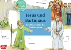 Jesus und Bartimäus, Spielfiguren für die Erzählschiene, ab 2 Jahre