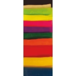 Jongliertücher gelb, chiffon, 68 x 68 cm, 12er-Pack