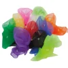 Jongliertücher neongrün, chiffon, 68 x 68 cm, 12er-Pack