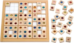 Juwelen-Sudoky 9 x 9, Logikspiel mit Farben, ab 4 Jahre