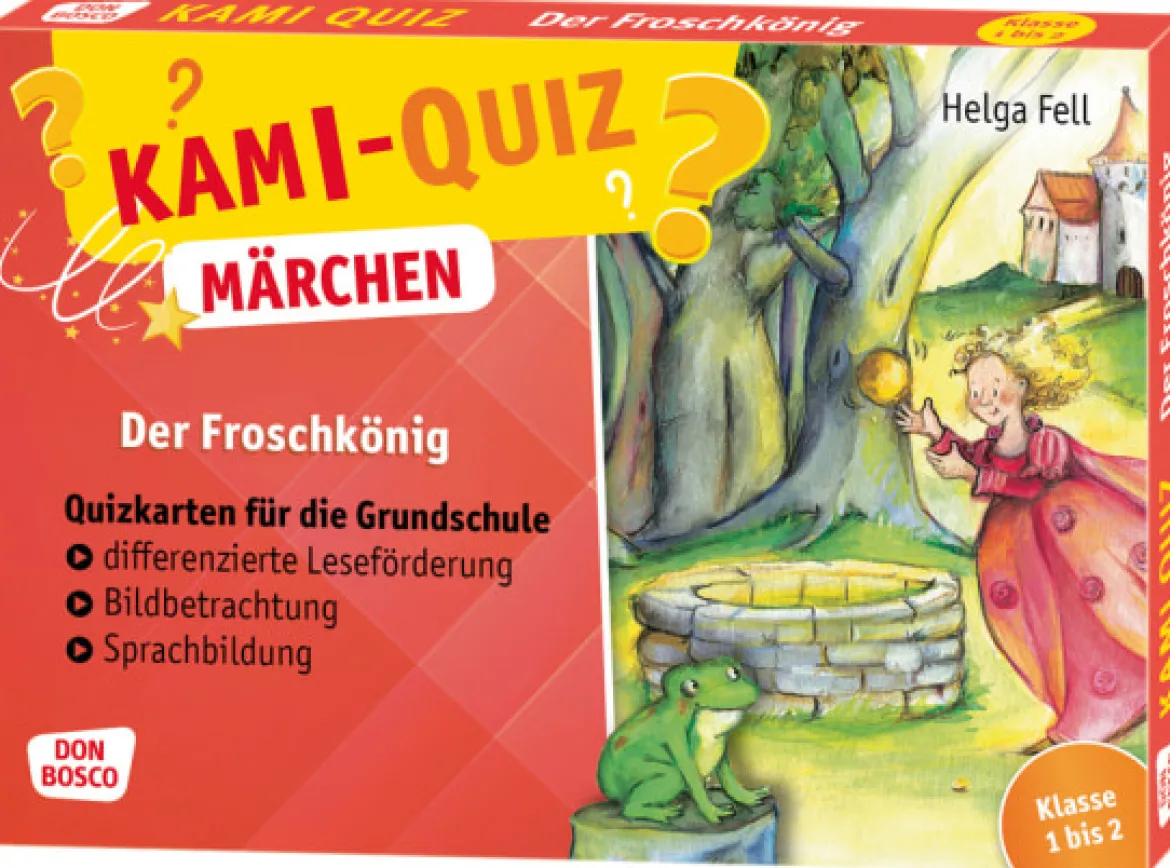 Kami-Quiz Märchen: Der Froschkönig, Quizkarten, 6-8 Jahre