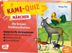 Kami-Quiz Märchen: Die Bremer Stadtmusikanten, Quizkarten, 6-8 Jahre
