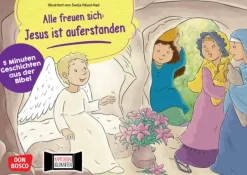 Kamishibai Bildkartenset - Alle freuen sich: Jesus ist auferstanden, 2-8 Jahre