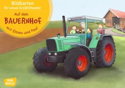Kamishibai Bildkartenset - Auf dem Bauernhof mit Emma und Paul