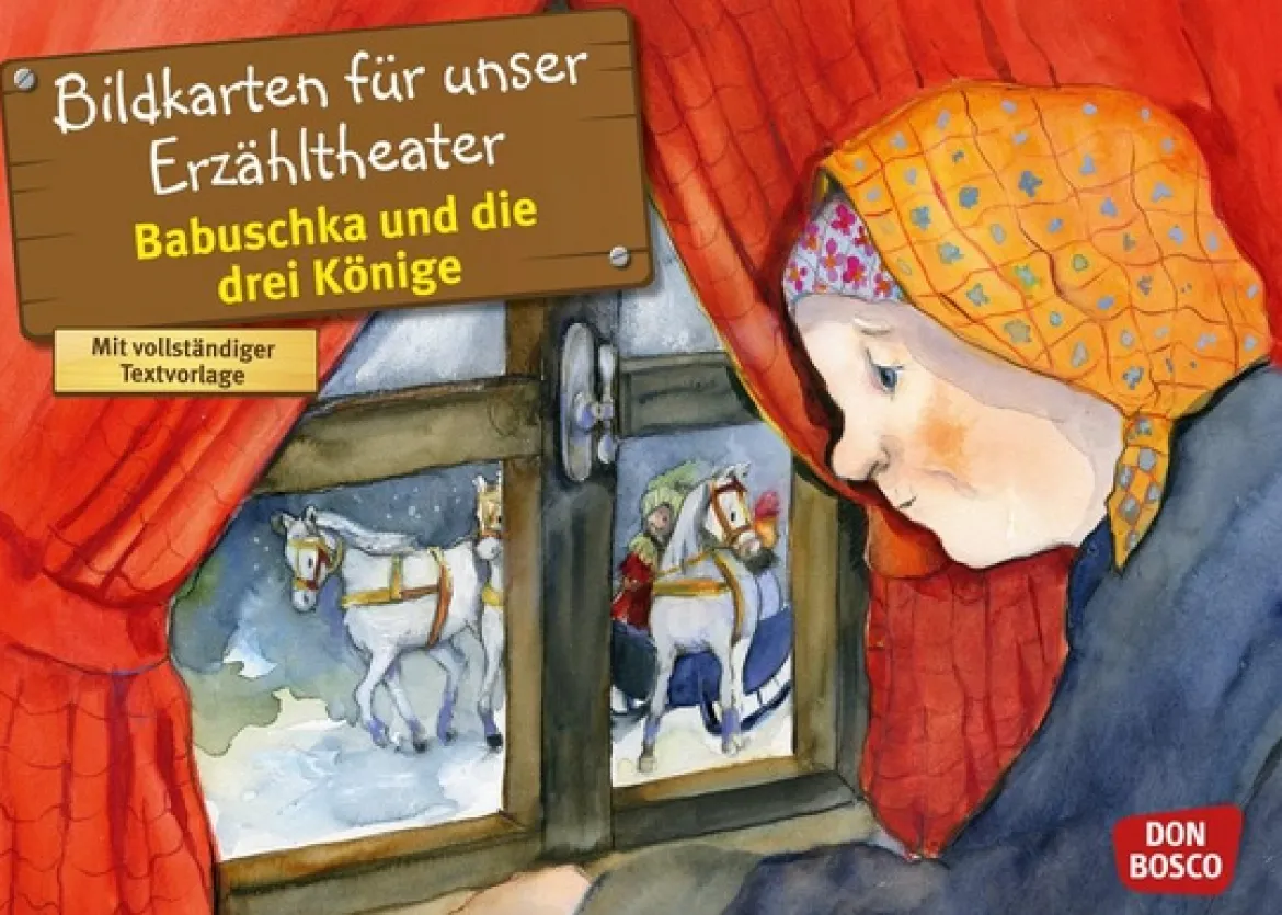 Kamishibai Bildkartenset - Babuschka und die drei Könige, 4-10 Jahre
