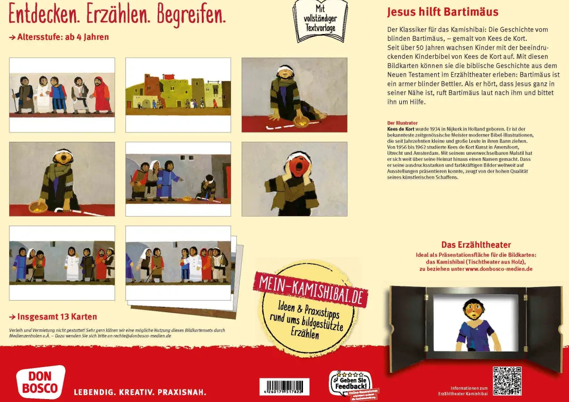Kamishibai Bildkartenset - Bartimäus, ab 4 Jahre