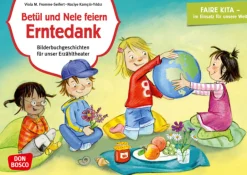 Kamishibai Bildkartenset - Betül und Nele feiern Erntedank, 4-7 Jahre