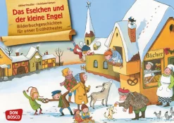 Kamishibai Bildkartenset - Das Eselchen und der kleine Engel, 3-6 Jahre