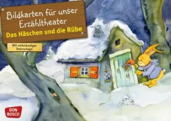 Kamishibai Bildkartenset - Das Häschen und die Rübe, 2-6 Jahre