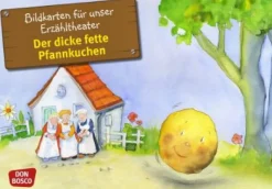 Kamishibai Bildkartenset - Der dicke fette Pfannkuchen, ab 2 Jahre