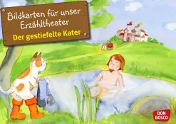Kamishibai Bildkartenset - Der gestiefelte Kater, ab 4 Jahre