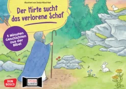 Kamishibai Bildkartenset - Der Hirte sucht das verlorene Schaf, ab 2 Jahre