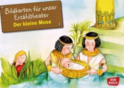 Kamishibai Bildkartenset - Der kleine Mose, 3-8 Jahre