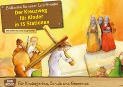 Kamishibai Bildkartenset - Der Kreuzweg für Kinder in 15 Stationen, 3 bis 8 Jahre