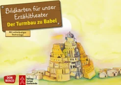 Kamishibai Bildkartenset - Der Turmbau zu Babel, 3-8 Jahre