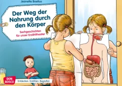 Kamishibai Bildkartenset - Der Weg der Nahrung durch den Körper, 3 bis 8 Jahre