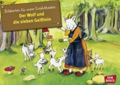 Kamishibai Bildkartenset - Der Wolf und die Sieben Geisslein